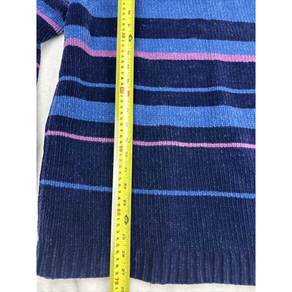 Vintage Knit-set XL striped Women’s Turtleneck Sweater Soft Cozy EUC Extra Large - Picture 8 of 8